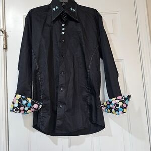 BERTIGO men Shirt size 3 Artsy Festival